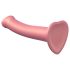 Strap-on-me Brillo Metálico M - dildo amigable con la piel (rosa metálico)