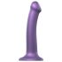 Strap-on-me Brillo Metálico M - Dildo amigable con la piel (metálico violeta)