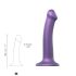 Strap-on-me Brillo Metálico M - Dildo amigable con la piel (metálico violeta)