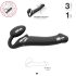 Strap-on-me M - Vibrador con Arnés - Mediano (Negro)