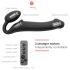 Strap-on-me M - Vibrador con Arnés - Mediano (Negro)