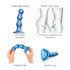 Bolas Strap-on-me S - Dildo con ventosa y esferas (azul)