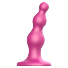 Strap-on-me Beads S - dildo con cuentas y ventosa (rosa)