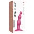 Strap-on-me Beads S - dildo con cuentas y ventosa (rosa)