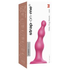 Strap-on-me Beads M - cuentas con ventosa (rosa)