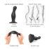 Strap-on-me Curvy S - Dildo ondulado con ventosa (negro)