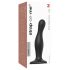 Dildo Curvo M con Ventosa - Negro