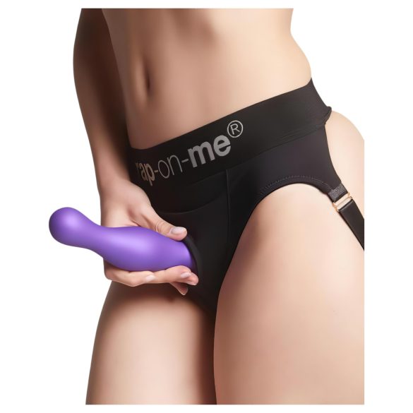Strap-on-me Curvy S - dildo ondulado con ventosa (lila)