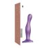Strap-on-me Curvy M - Dildo Ondulado con Ventosa (Morado)
