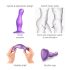 Strap-on-me Curvy M - Dildo Ondulado con Ventosa (Morado)