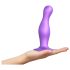 Dildo Curvy L Ondulado con Ventosa (Morado) - Strap-on-me