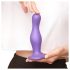 Dildo Curvy L Ondulado con Ventosa (Morado) - Strap-on-me