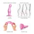 Strap-on-me Curvy S - Dildo ondulado con ventosa (rosa)