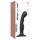 Strap-on-me P&G S - curvado, con ventosa, dildo (negro)