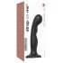 Strap-on-me P&G M - Dildo curvado con ventosa (negro)