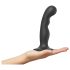 Strap-on-me P&G M - Dildo curvado con ventosa (negro)