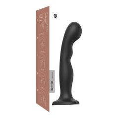 Strap-on-me P&G L - curvado, con ventosa dildo (negro)