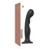 Strap-on-me P&G L - curvado, con ventosa dildo (negro)