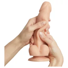   Strap-on-me S - dildo de doble capa con ventosa (color carne)