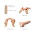 Strap-on-me S - Dildo de doble capa con ventosa (natural)