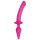 Strap-on-me Swith Semi-realista L - Dildo de silicona 2en1 (rosa)