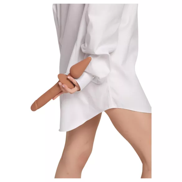 Strap-on-me Switch Realistic L - dildo 2 en 1 de silicona (color natural)