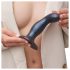 Strap-on-me Snaky M - consolador anal flexible (azul)