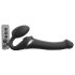Strap-on-me M - vibrador de aire con correa (negro)