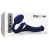 Strap-on-me S - Vibrador con ondas de aire ajustable (azul)