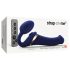 Strap-on-me M - Vibrador de ondas aéreas ajustable (azul)