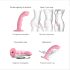 Strap-on-me M - Vibrador punto G pulsante e impermeable (rosa)