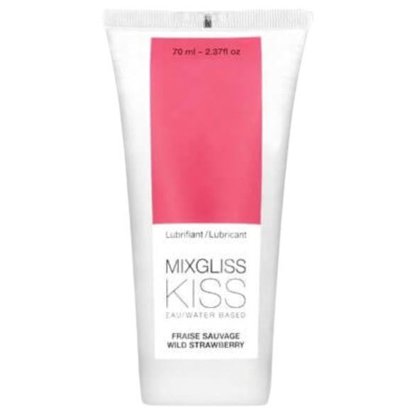 Mixgliss Kiss Wild - Lubricante base agua - Fresa (70ml)