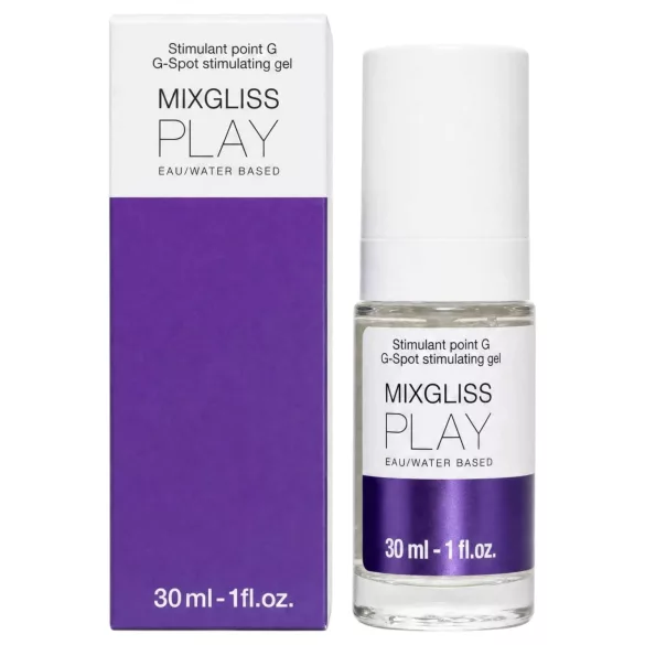 Mixgliss Play - Gel lubricante estimulante del punto G para mujeres, sin olor (30 ml)