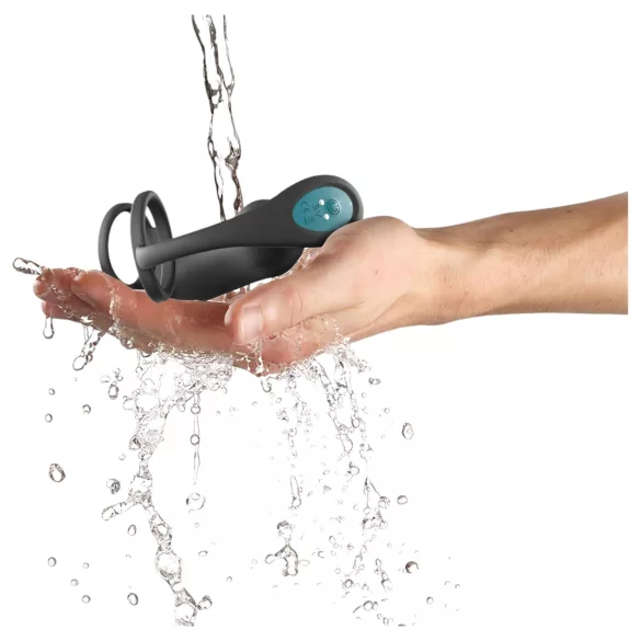 Love to Love - vibrador prostático con anillo (negro)