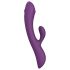 Love to Love Bunny&Clyde - Vibrador pulsante con brazo estimulador (morado)