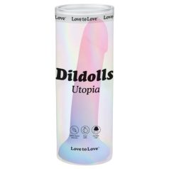   Dildolls Utopia - colorido consolador de silicona con ventosa