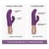 Love to Love Conejito Travieso - vibrador pulsante recargable (morado)