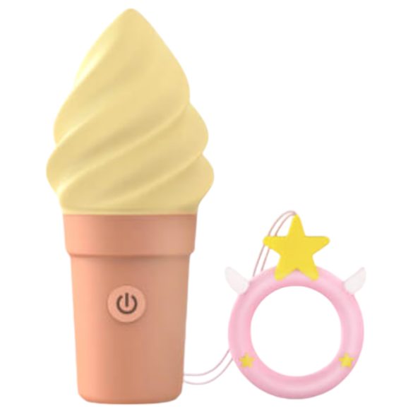 Love to Love Cand Ice - vibrador recargable para clítoris (vainilla)