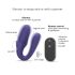 Love to Love Match up - vibrador recargable para parejas con control remoto (lila)