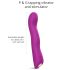 Love to Love Swap - Vibrador G-punto con pulsos recargable (lila)