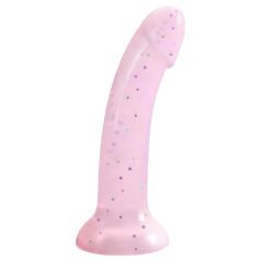 Dildolls Starlight - Dildo con ventosa y estrellas (rosa)