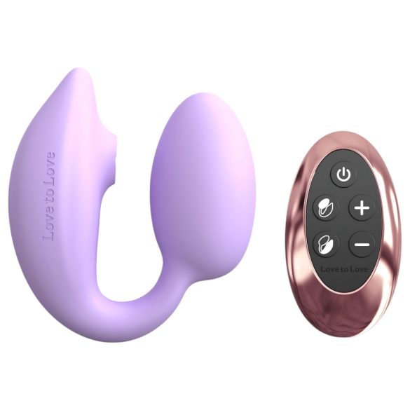 Love to Love Wonderlover - vibrador multiusos G y clítoris (lila)