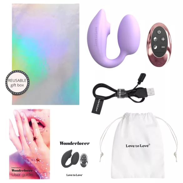 Love to Love Wonderlover - vibrador multiusos G y clítoris (lila)
