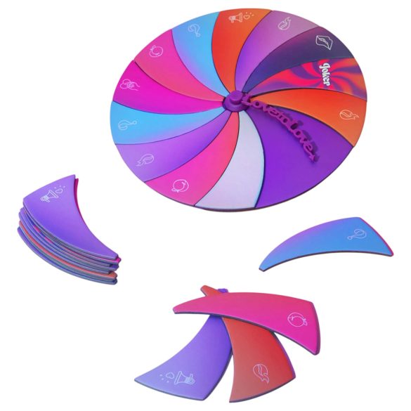 Love to Love - juego erótico de ruleta ajustable para parejas - inglés