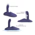 Love to Love GoFast - vibrador impulsor y estimulador de clítoris con ventosa (azul)