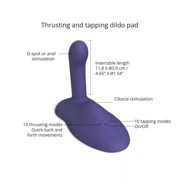Love to Love GoFast - vibrador impulsor y estimulador de clítoris con ventosa (azul)