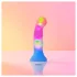 Love to Love Candy Loop - consolador de silicona con luz LED (rosa y azul) - 16,9 cm