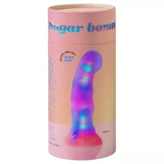   Love to Love Sugar Bomb - consolador de silicona con luz LED (rosa-amarillo) - 16,9 cm