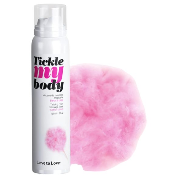 Cosquillea mi cuerpo - espuma de masaje - algodón dulce (150ml)