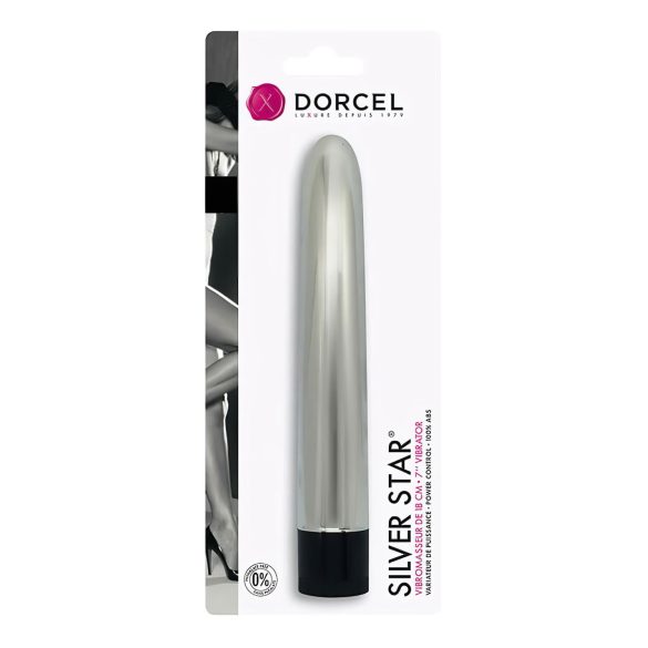Dorcel - vibrador clásico tipo barra - color plateado